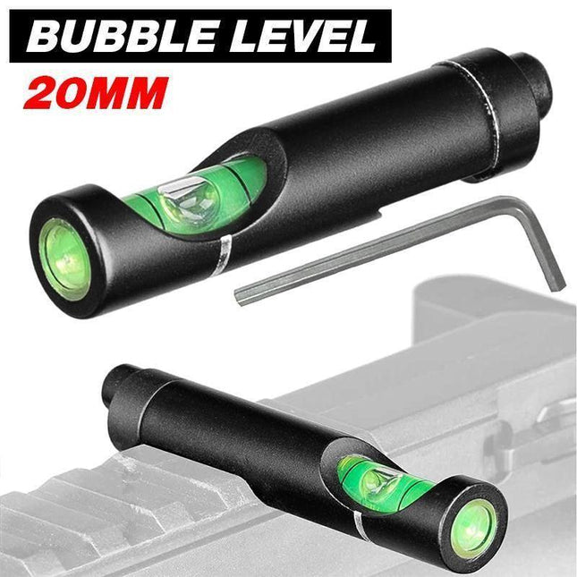 Metal Spirit Bubble Level For Picatinny Weaver Rail Rifle Sight Mount Scope 20mm - Aimall