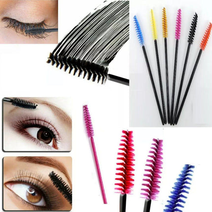 50-200 Disposable Mascara Wands Eyelash Brushes Applicator Lash Extension Brush - Aimall