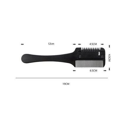 Professional Hairdressers Razor Comb Razor DIY Hair Cutting Thinning Trimmer AU - Aimall