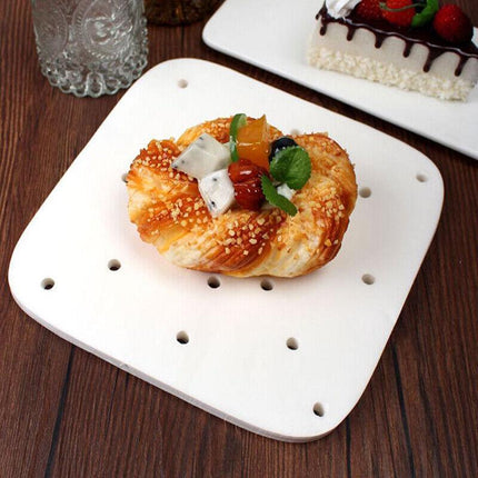 100PCS Air Fryer Liners 8/9 " Perforated Parchment Paper, Square Non-stick NEW - Aimall
