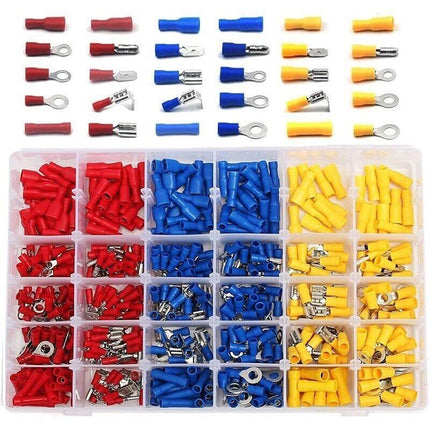 720PCS Assorted Crimp Terminals Electrical Wire Connector Spade Auto Car Kit Set - Aimall