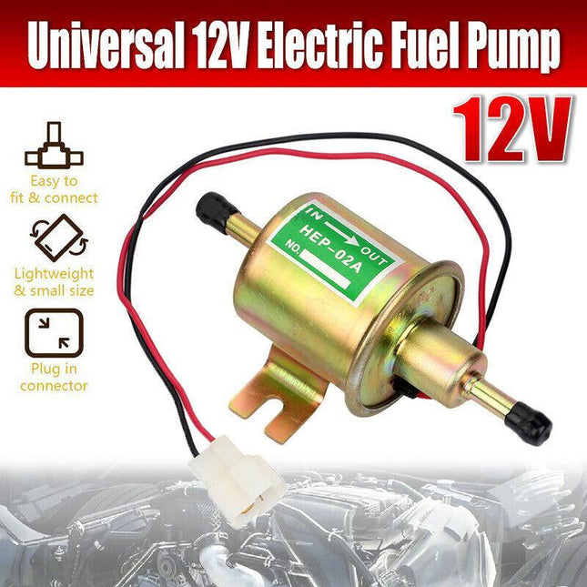 New Universal 12V Electric Fuel Pump Inline Diesel Petrol Low Pressure AU Stock - Aimall