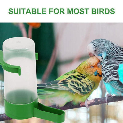 4Pcs/Set Drinker Food Feeder Water Clip For Cage Bird Parrot Cockatiel Budgie AU - Aimall