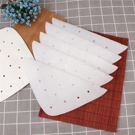 100PCS Air Fryer Liners 8/9 " Perforated Parchment Paper, Square Non-stick NEW - Aimall