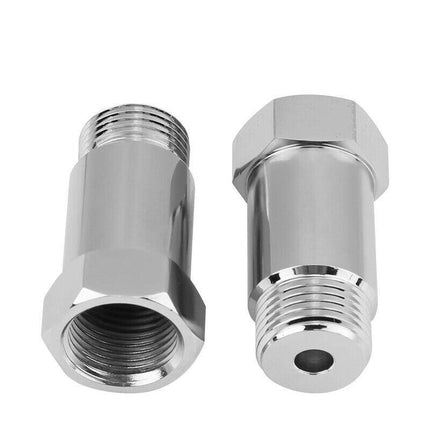 2X 45MM O2 02 OXYGEN SENSOR EXTENDER M18 x 1.5 CEL FIX EXTENSION SPACER ADAPTER - Aimall