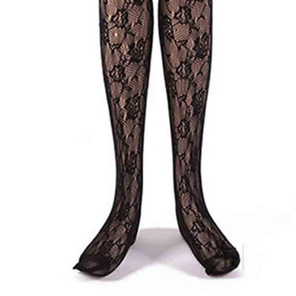 Sexy Pantyhose Stockings Fishnet Floral Lace Pattern Fashion Tights Black Au Aimall