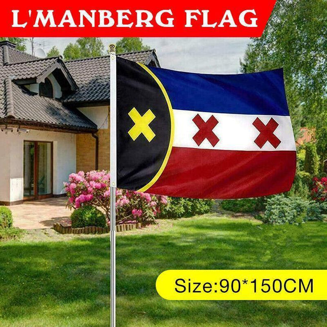 150x90CM L'manberg Flag Dream SMP Freedom Lmanburg Lmanberg L Manburg Banner New - Aimall