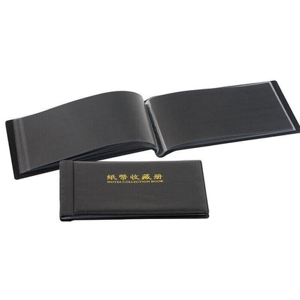 Banknote Album Stock Collection Storage Currency Holder Pocket Coin Paper Money - Aimall