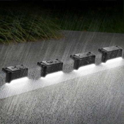Solar LED Deck Lights Path Garden Patio Pathway Stairs Step Fence Lamp Outdoor - Aimall