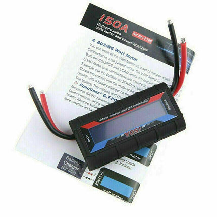 150A Digital LCD Amp Watt Meter Power Analyser Solar Caravan AU - Aimall