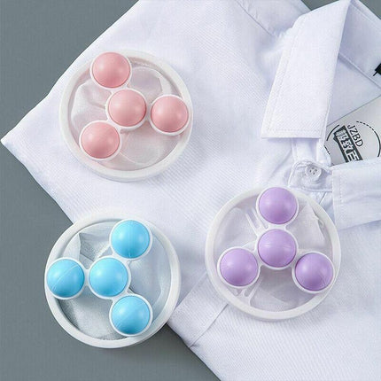 2 PCS Reusable Hair Lint Catcher Removal Net Bag Wash Machine Float Filter - Aimall