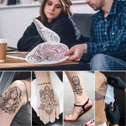 40X Tattoo Stencil Transfer Paper Spirit Thermal Carbon Tracing Copier Supplies - Aimall