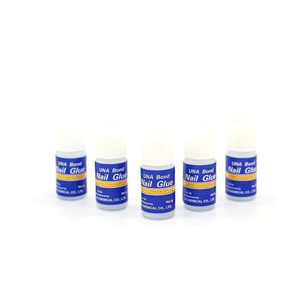 10PCS 3G Nail Art Glue Acrylic UV Gel Fake Nails Sticker Tip Polish Ma AU Stock - Aimall