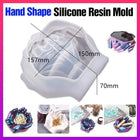 Hand Shape Silicone Ashtray Resin Mold Holder Tray Mould Casting Epoxy Crafts AU - Aimall