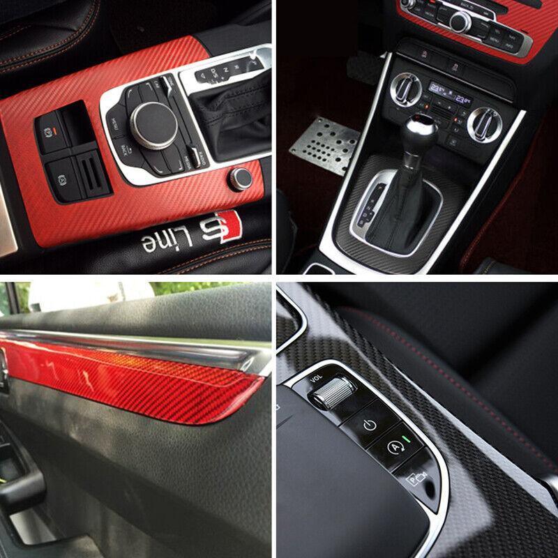 152x 30CM Car Vinyl Wrap Carbon Fiber Matt Satin Glossy Multi Color Car ...