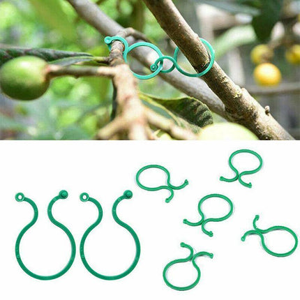 100pcs Garden Plant Clip Reusable Fruits Tomato Vine Grow Support Holder Straps - Aimall