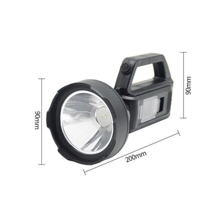 Solar LED Searchlight USB Rechargeable Spotlight Flashlight Torch Power Bank AU - Aimall