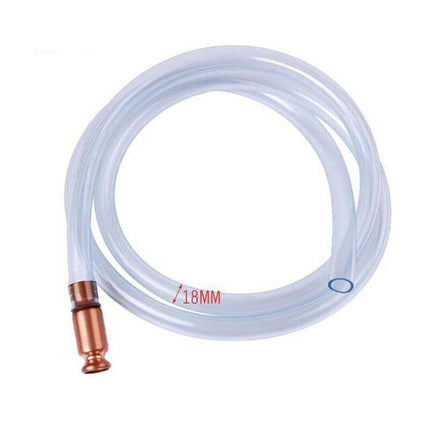 Syphon Jiggler Hose Pump Copper Attachment Self Priming 18mm 1.8M Petrol Liquid - Aimall