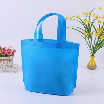 10Pack Reusable Shopping Bags Eco Storage Travel Tote Grocery Bag Non Woven - Aimall