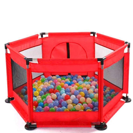 130CM Baby Playpen Child Play Mat Interactive Safety Gate Slide Fence Game Set - Aimall