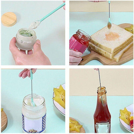 Mini Silicone Telescopic Spatula Multipurpose Double-Headed Cream Cake Scraper - Aimall