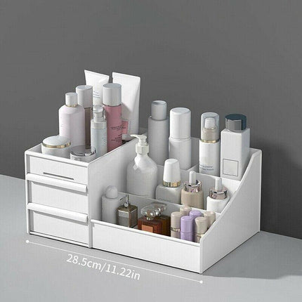 Cosmetic Makeup Organizer with Drawers Bathroom Skincare Storage Box Holder Case - Aimall