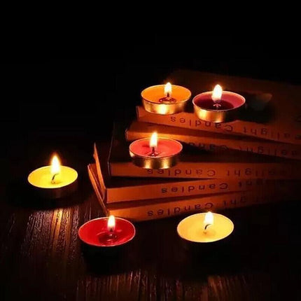 10-1000x Tea Light Bulk Tealight Candles Hours Burn Party Wedding AU STOCK - Aimall