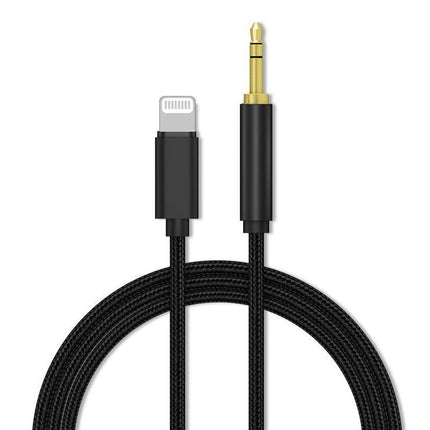 For iPhone to 3.5mm Aux Audio Adapter Cable Cord Jack iPhone 12 11 Pro 8 7 Plus - Aimall