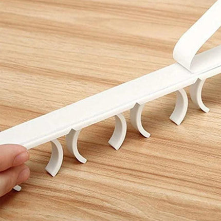2PCS Kitchen Spice Gripper Strip Jar Rack Organiser Storage Holder Wall - Aimall