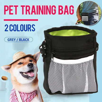 Dog Training Treat Pouch Pet Snack Bag Large Capacity Puppy Waist Bags Agility - Aimall