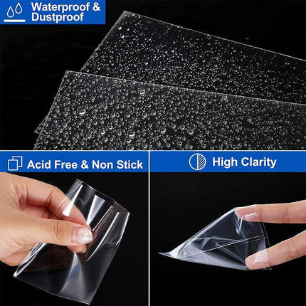 Ultra Soft Trading Card Sleeves Clear Penny Protector 100PCS for Pokemon NBA YuGiOh - Aimall