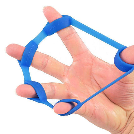 3Pcs Finger Stretcher Hand Resistance Band Grip Strength Exercise Fitness Wrist - Aimall