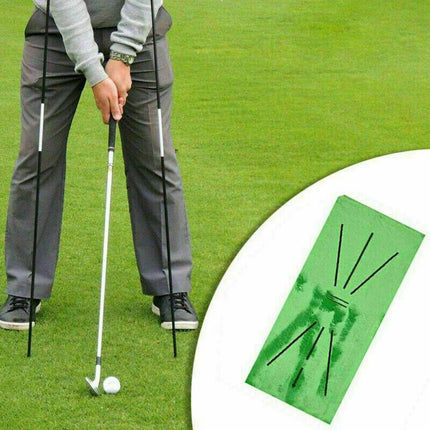 Golf Training Mat for Swing Detection Batting Golf Aid Game Practice Training AU - Aimall