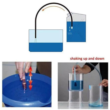 3M Self Priming Siphon Hose Water Jiggler Liquid Transfer Fuel Hose Pump Copper - Aimall
