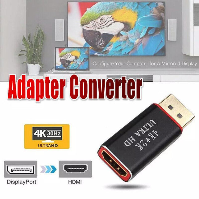 Display Port to HDMI Male Female Adapter Converter DisplayPort DP to HDMI AU - Aimall