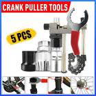 5PCS Bicycle Repair Bike Tool Kit Removal Bracket Freewheel Crank Puller Tools - Aimall