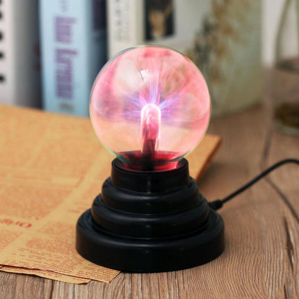 Magic Plasma Ball Touch USB Lamp Electric Globe Night Light Glass Lighting 14CM - Aimall