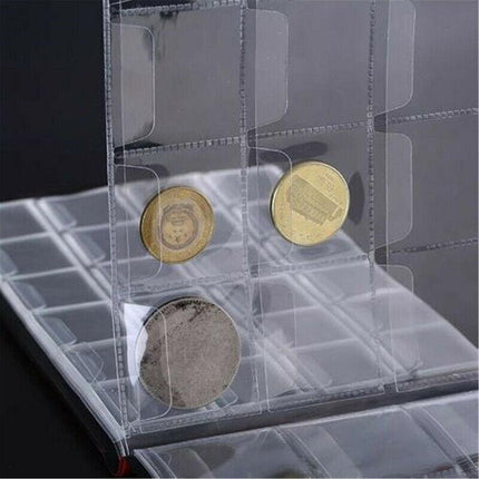 240 Coin Holder Collection Storage Collecting Money Penny Pockets Album Book AU - Aimall