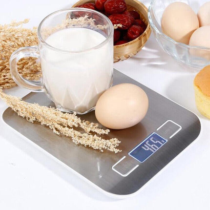 New 5kg 1g Electronic Digital Stainless Steel Kitchen Scale Postal Scales backli - Aimall