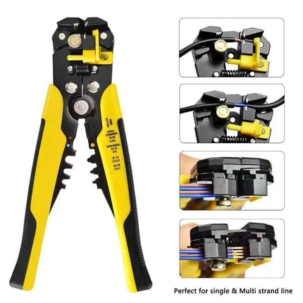Automatic Wire Cutter Stripper Pliers Electrical Cable Crimper Terminal Tool AU - Aimall