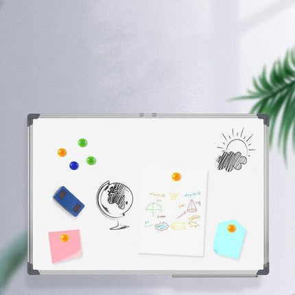 Portable Magnetic Home and Office Board Whiteboard 4 Sizes Marker Eraser Button - Aimall