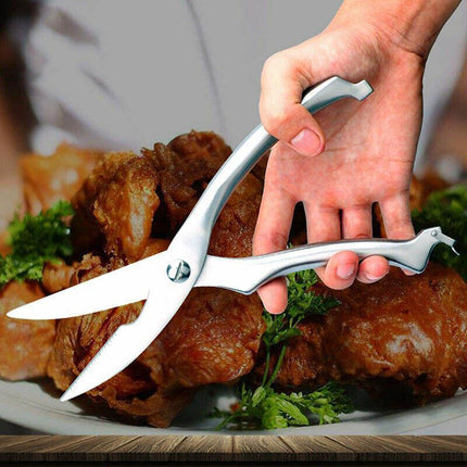 Knives Kitchen Shears Stainless Steel Poultry Fish Chicken Bone Kitchen Scissors - Aimall