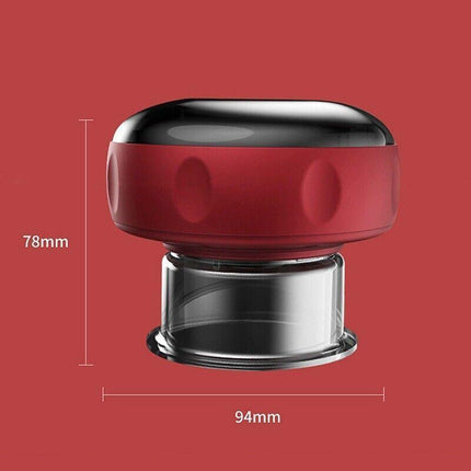Electric Intelligent Vacuum Cupping Therapy Red Light Heating Body Slimming - Aimall