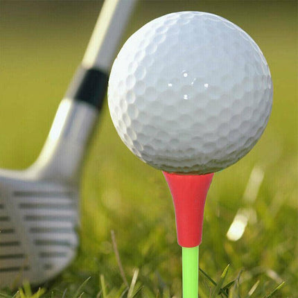 30PCS 83MM Golf Tees Multi Color Plastic With Rubber Cushion Top High Quality AU - Aimall