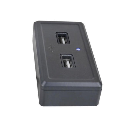 3.1A Dual USB Port Fast Charger Socket Power Outlet Panel 12V Motorcycle Car RV - Aimall