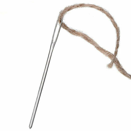 9x Large Eye Blunt Needles Wool Thick Knitter Yarn Hand Sewing Darning Craft Set - Aimall