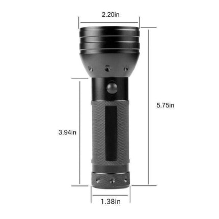 UV Torch Ultra Violet Flashlight Blacklight Light Lamp 51 LED 395 nM Aluminum AU - Aimall