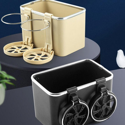 Car Armrest Storage Tissue Box Drawer Holders Water Cup Multifunctional Box AU - Aimall