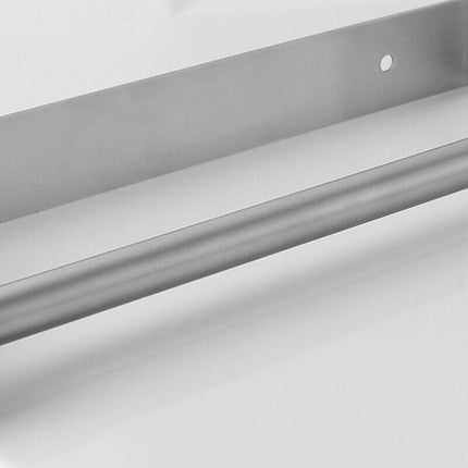 Paper Towel Holder Under Cabinet Wall Mount Stainless Steel Rack Kitchen - Aimall