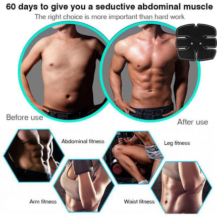 16PCS EMS Muscle Stimulator Training Gear ABS Ultimate Hip Trainer Body Exercise - Aimall